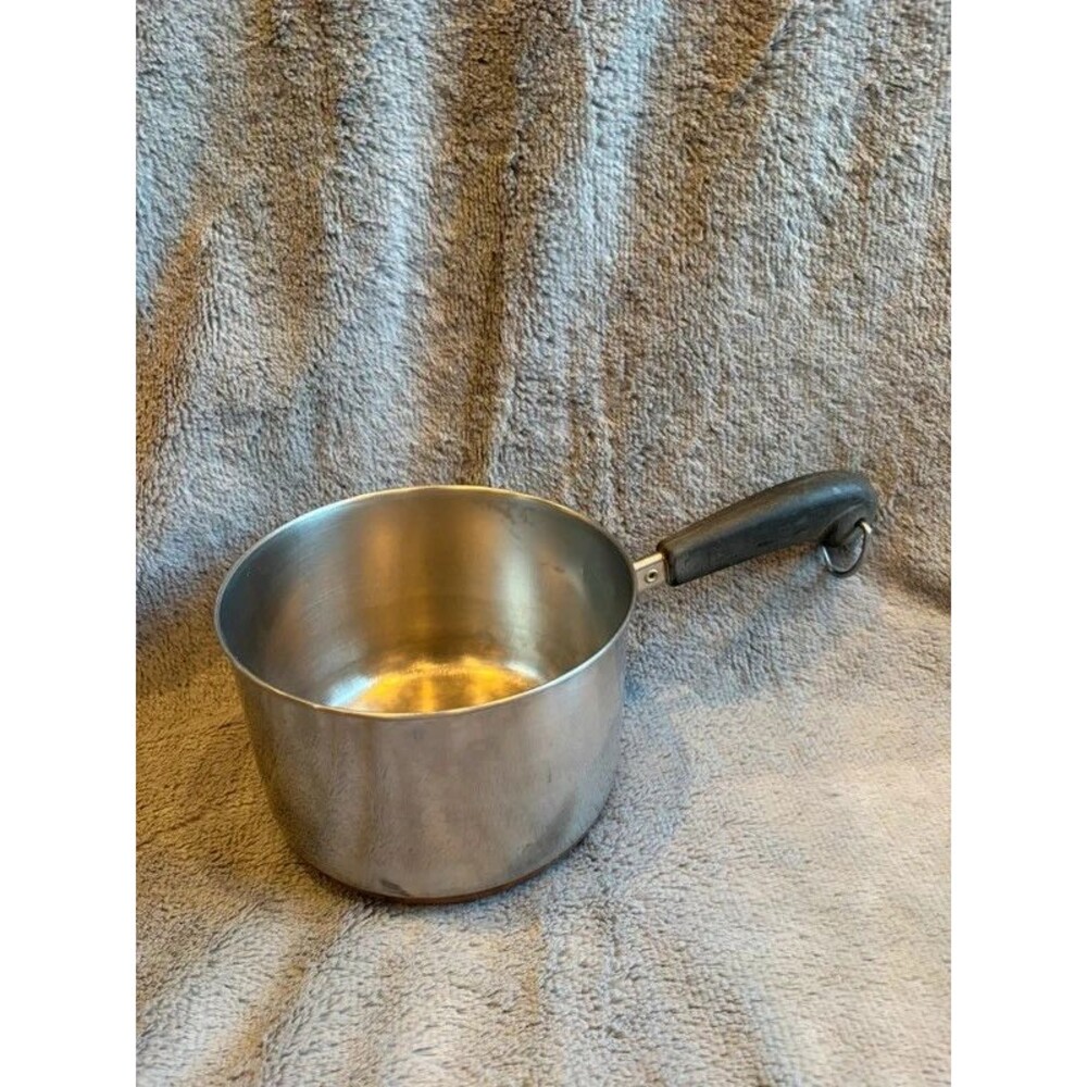 Revere Ware copper-clad stainless steel saucepan no lid 1 QT